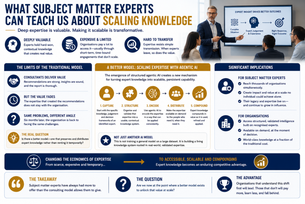 WHAT SUBJECT MATTER EXPERTS CAN TEACH US ABOUT SCALING KNOWLEDGE