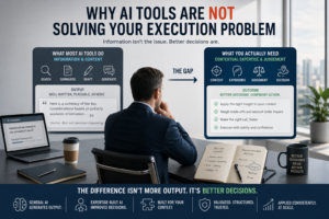 WHY AI TOOLS ARE NOT SOLVING YOUR EXECUTION PROBLEM